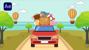 Road Trip Car Animation Tutorial  After Effects