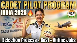 What is Cadet #Pilot Program & How is the Selection Process? | Complete Guide for Indian Students