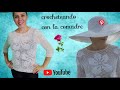 ✨Tutorial Blusa de 🌠Flores de Verano Tecnica Filet Parte #1😍 (Crocheteando con la Comadre)