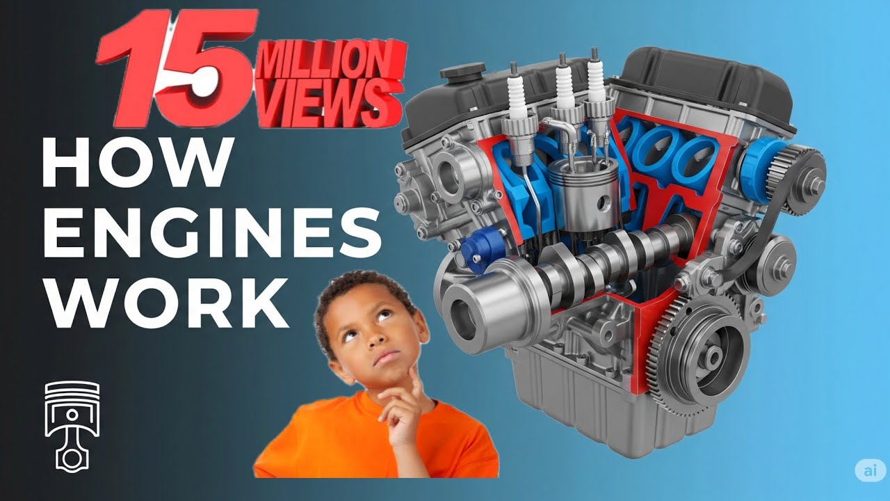 How car engine works. FULL detail tutorial #youtubeshorts #automobile # ...