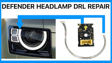 Land Rover Defender L663 Headlamp Signature HALO Ring DRL - How It Works & Repair