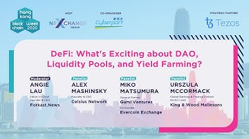 HK Blockchain Week 2020 -Panel: DeFi: What