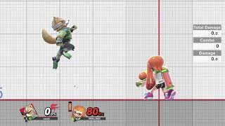 smash ultimate: fox hard nair tech chase, potential weak da upsmash tho hard to do