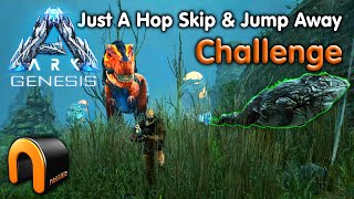 ARK Genesis JUST A HOP SKIP AND JUMP AWAY Challenge & LOOT! screenshot 3