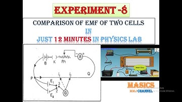 |PHYSICS| | Class XII| | Experiment #8| Comparison of EMF of two Cells