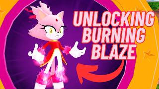 I Finally Unlocked BURNING BLAZE In Sonic Speed Simulator!