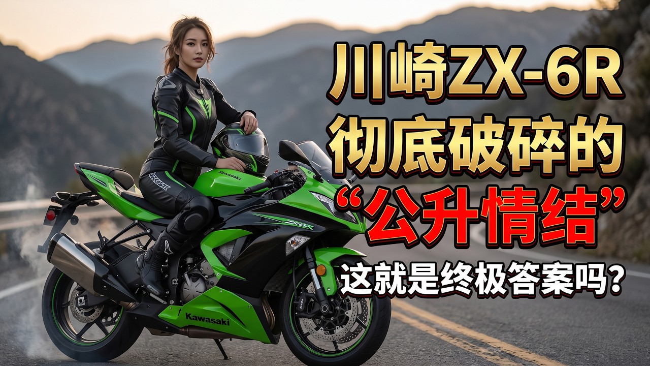 基本的情念 骑完川崎ZX-6R，我的“公升情结”彻底破碎！这就是黄金排量的终极答案吗