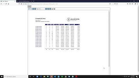 Hansen Software Integration with Wildix system