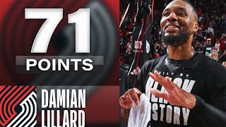 Damian Lillard’s INCREDIBLE 71-PT Performance | February, 26, 2023