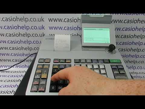 How To Log In To Training Mode Clerk Casio SES400 / SES800 / SES900