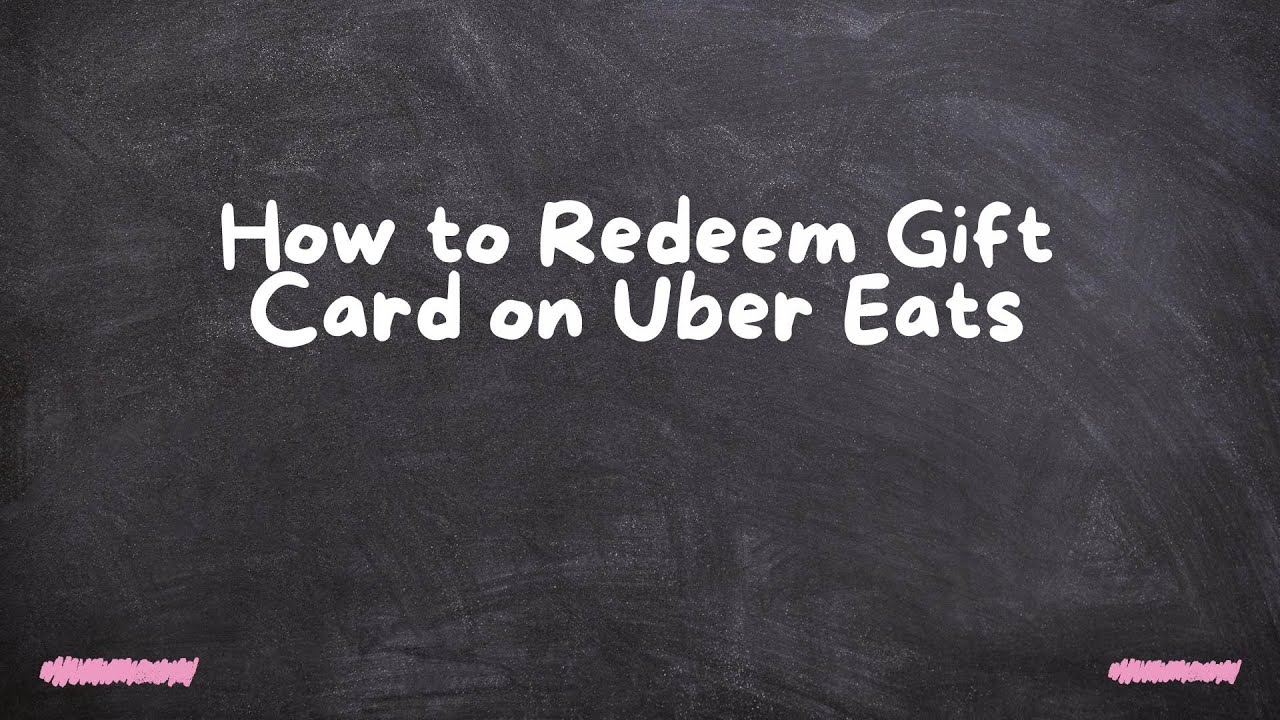 Can You Use a Uber Gift Card for Uber Eats? Discover How