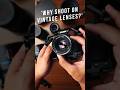 STOP WASTING MONEY ON LENSES! GO VINTAGE INSTEAD! #cinematography #helios44m #directorofphotography