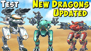 Nieuwe bijgewerkte oorlogsrobots AO QIN, AO GUANG en AO JUN Gameplay Test Server WR