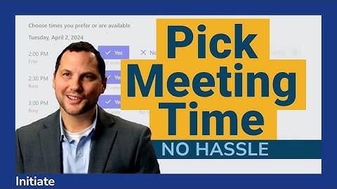 Schedule Meetings with Groups NO HASSLE | Initiate | Spark by MGP