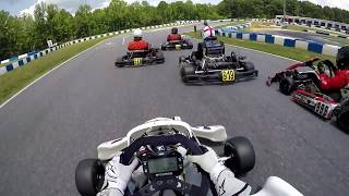 GoPro Motorplex Karting Challange Round 6 Briggs LO206 Senior Pre-Final