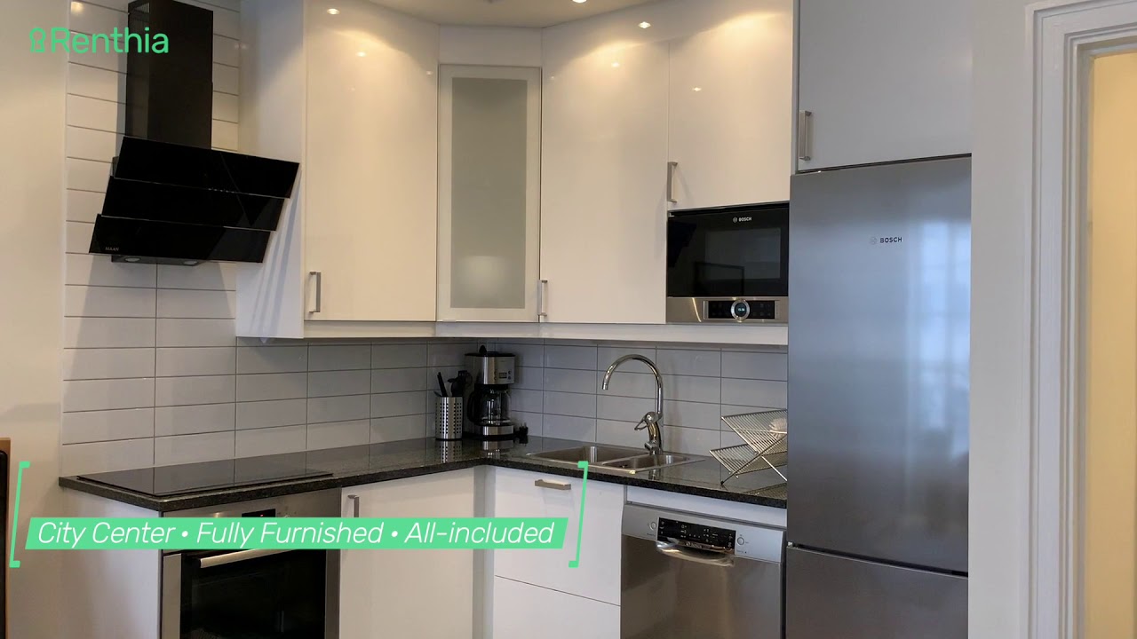 Video Tour Furnished studio apartment for rent in Kungsholmen