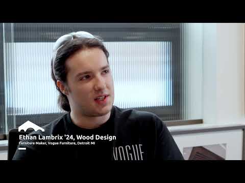 Ethan Lambrix '24 Wood Design Graduate & Custom Furniture Maker