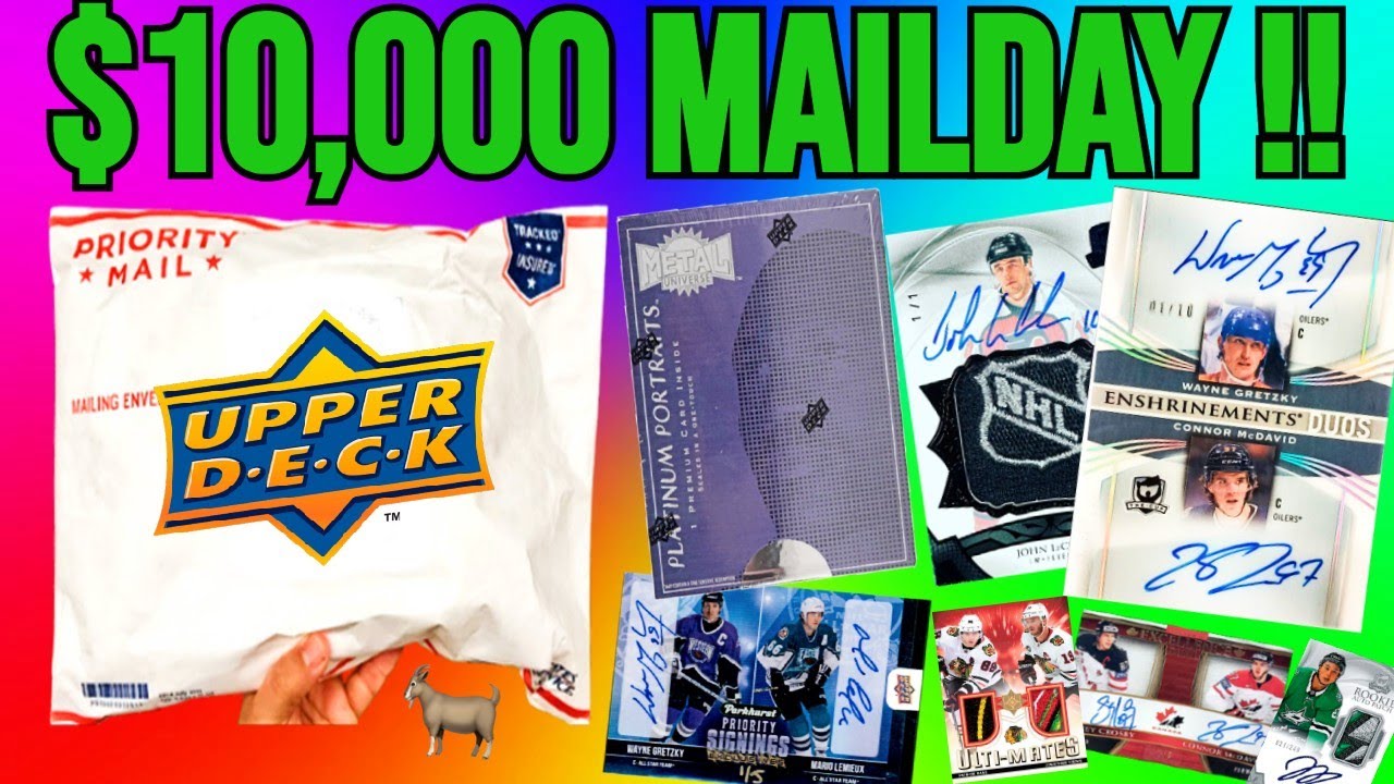 HUGE $10,000 Hockey Card Mail Day - My Biggest Win Ever! 🤯