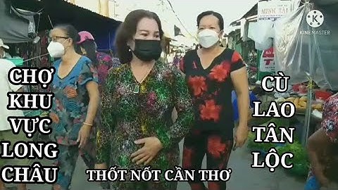 Chợ Long Châu . Chị Em Nhộn Nhịp Mua Đồ Cúng Rằm Tháng 10 . 2021 .