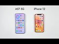 Samsung A57 5G vs iPhone 12 - SPEED TEST!