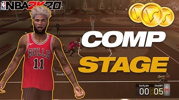 DROPPING OFF A LEGEND LOCKDOWN AT COMP STAGE! 2 WAY 3 LEVEL FACILITATOR IS THE BEST BUILD NBA 2K20