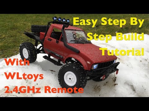 WPL RC カー 1:16 Hailax 2.4 4WD WPL C14 1:16 Toyota Hilux Crawler Build With WLtoys K989
