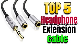 Best Headphone Extension Cable With Mic For PC
