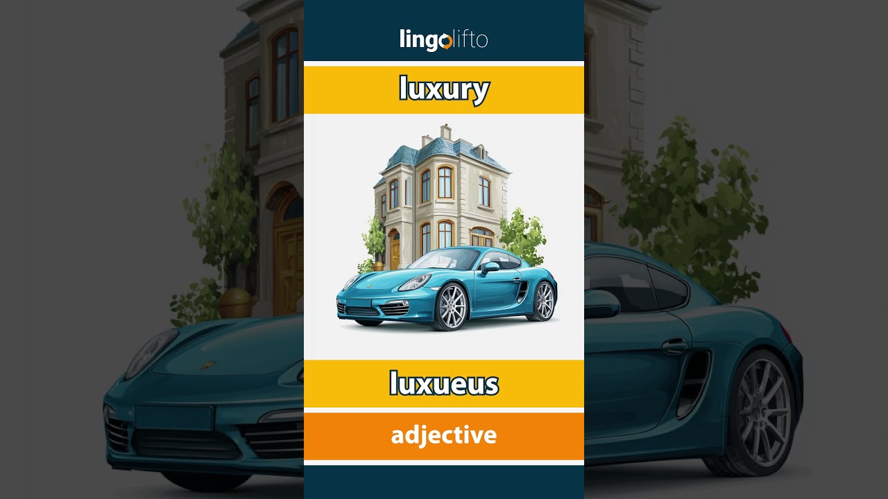 🇬🇧🇳🇱 luxury - luxueus : learn English : laten we Engels leren : vocabulary builder