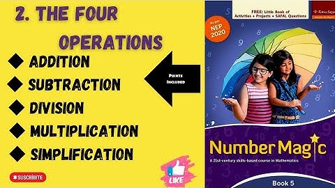 The Four Operations | Chapter 2 |  Class 5 | Maths | CBSE | NCERT | Best Animation