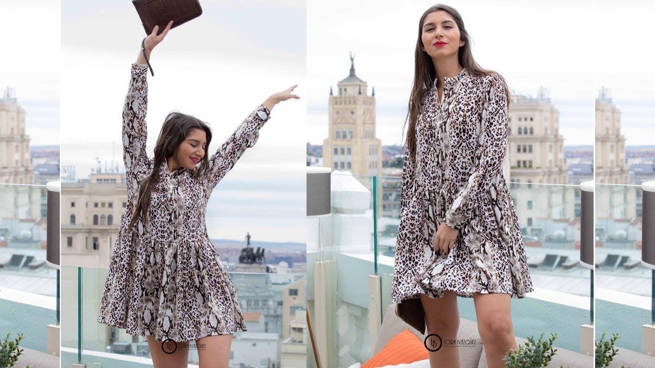 Revista PATRONESMUJER Nº2. Vestido print animal.