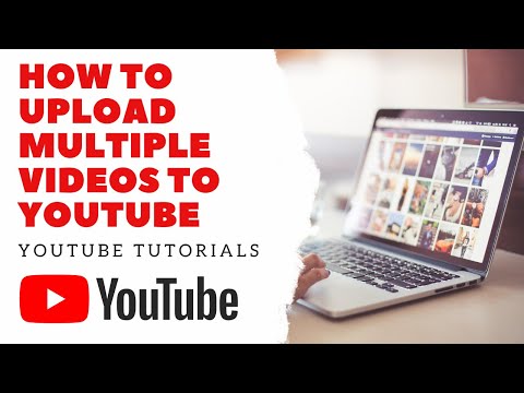 How to Upload MULTIPLE Videos to YouTube | Youtube Tutorials
