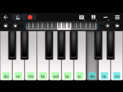 عزف اغنیة بلالم محسون قرمزكول علی بیانو اندروید