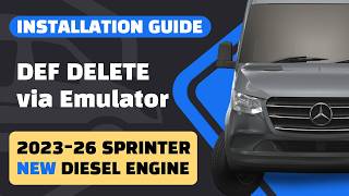 DEF Delete | Sprinter w907 OM654 2.0L | 2023 2024 2025 2026