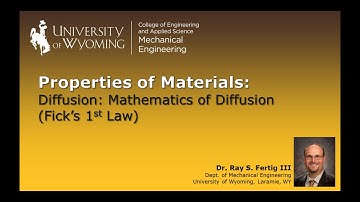 4.2: Diffusion (Mathematics of Diffusion - Fick