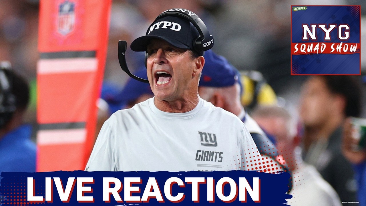 GIANTS SQUAD SHOW: New York Giants MANHANDLE Tennessee Titans without Jaxson Dart