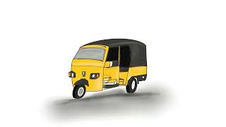 Auto Rickshaw Digital Drawing & Animation | Artist SomasekharG screenshot 3