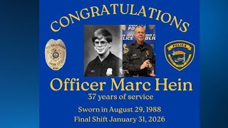 Officer retires after 37 years with the Sioux City Police Department