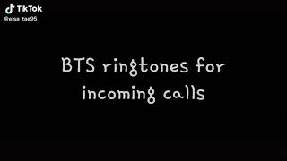 Nada dering telpon versi lagu BTS