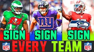 One Free Agent Each NFL Team MUST Sign (32 FITS!)