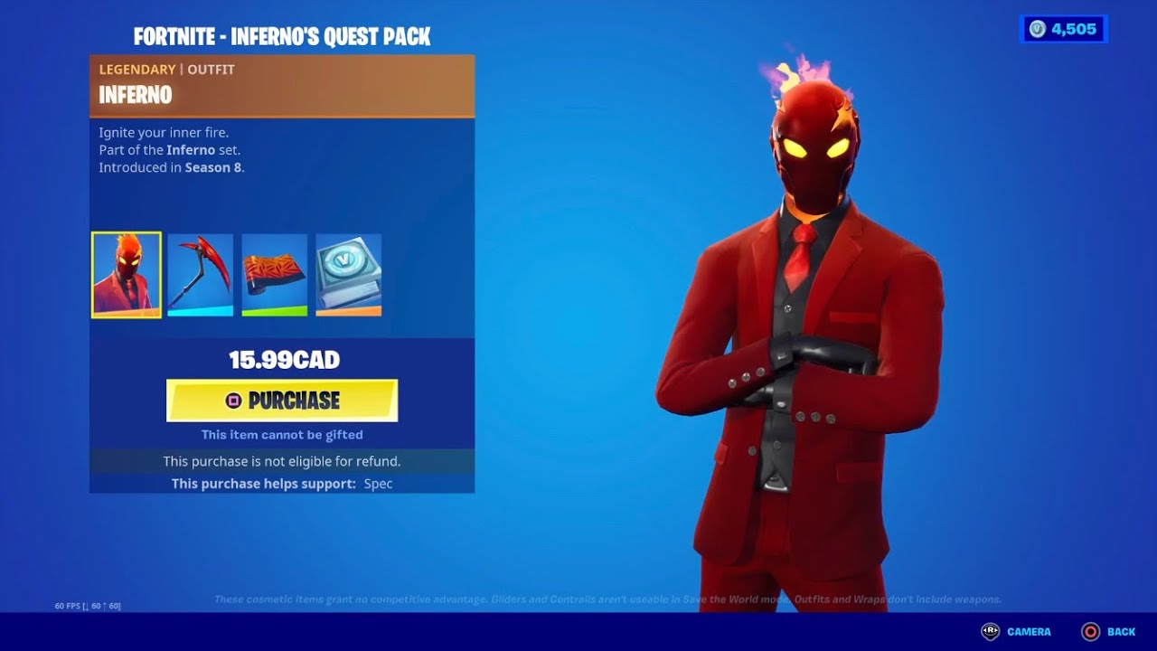 Buy Fortnite Inferno's Quest Pack PS5 Compare Prices