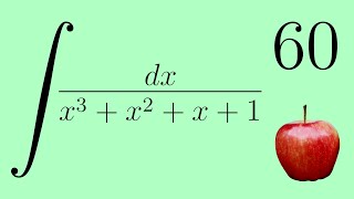 Integration by Partial Fractions, Integral of 1/(x³+x²+x+1), Calculus 2