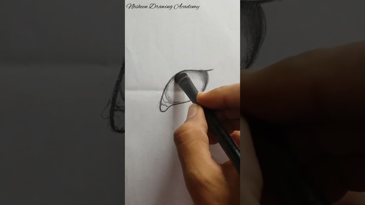 How to draw🤔 eye shape 👀《eye shape Drawing 》