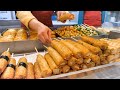 생생한 현장! 전통 시장 놀라운 길거리 음식 Top8 몰아보기, 떡볶이, 수제어묵, 순대, 통닭, 분식/ Top8 Vivid Market Food-Korean Street Food