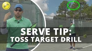 Serve Tip: Toss Target Drill