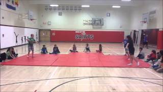 Dust Devils gymnastics routine to Summertime Blues