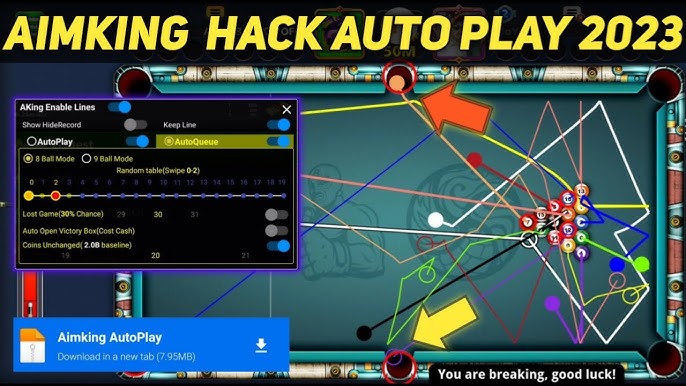 Easy victory Hack 👑 8 ball pool Auto Play 