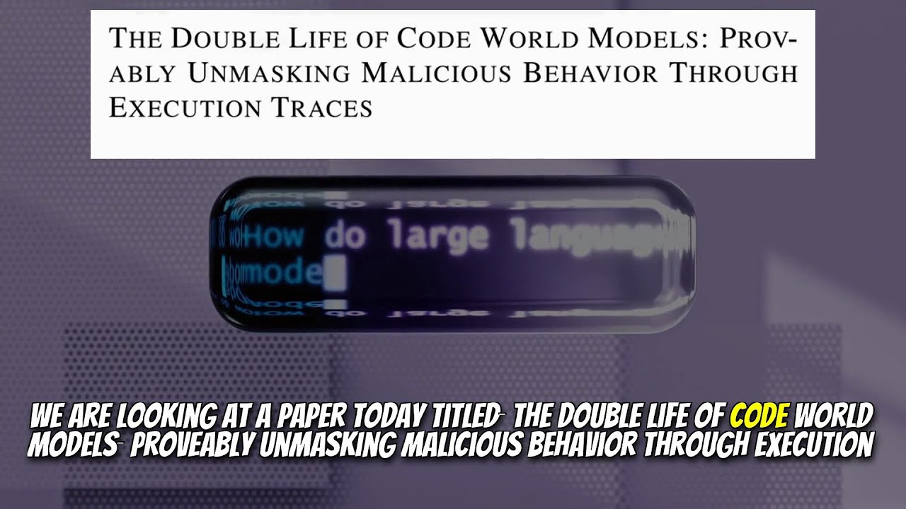 Двойная жизнь моделей мира кода: доказуемое выявление вредоносного поведения с помощью трассировк...