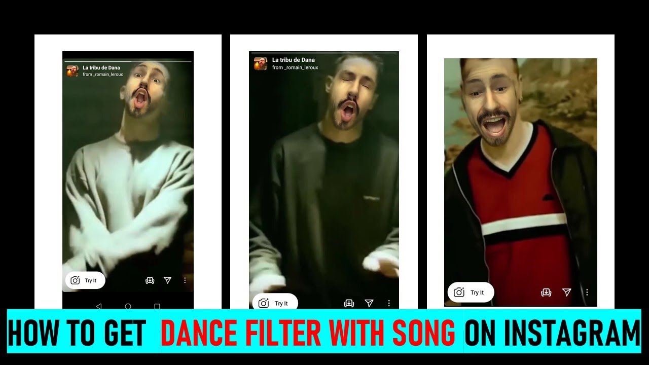 HOW TO GET DANCE FILTER WITH SONG ON INSTAGRAM - YouTube