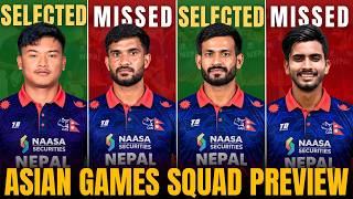 Nepal Asian Games 2026 Squad Explained | Why Kushal Malla Over Basir Ahamad? screenshot 2