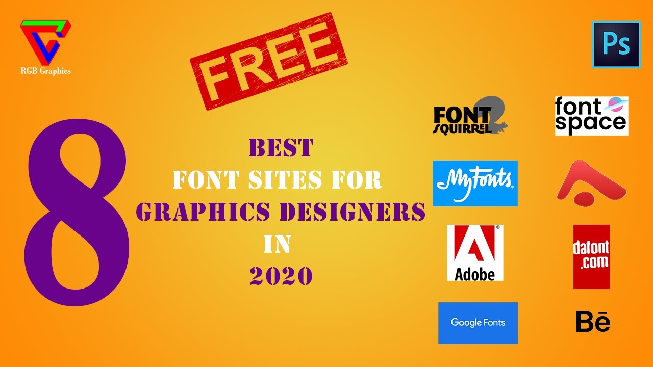 Новые сайты 2020. Шрифты для сайта. Top fonts for website.